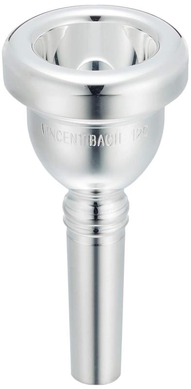 バック トロンボーン マウスピース 12C 銀メッキ仕上げ (細管用)|ゆもり 店