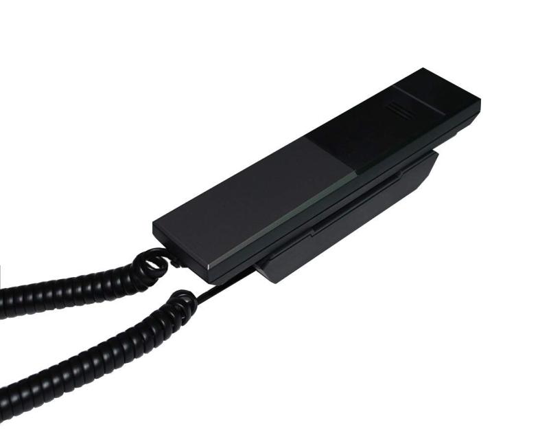 泊まり応接間や会社組織の受け付け向け電話 シショッピングセンター ネオ NS-R01SD(MS) 黒