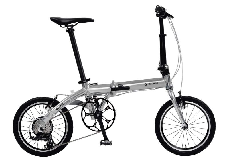 ルノー(RENAULT) 軽さ・パウダーコンパクト 8.8kg 16in 7段変速積み上げる 折りたたみ銀輪 PLATINUM LIGHT8 52T×11T-28T 11296