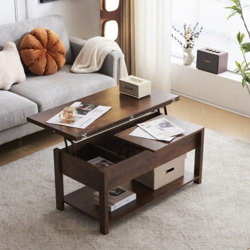 ローテーブル 収納付き センターテーブル天板昇降式 2倍展開引き出し付き Amazon.co.jp: ローテーブル 収納付き テーブル センターテーブル 収納