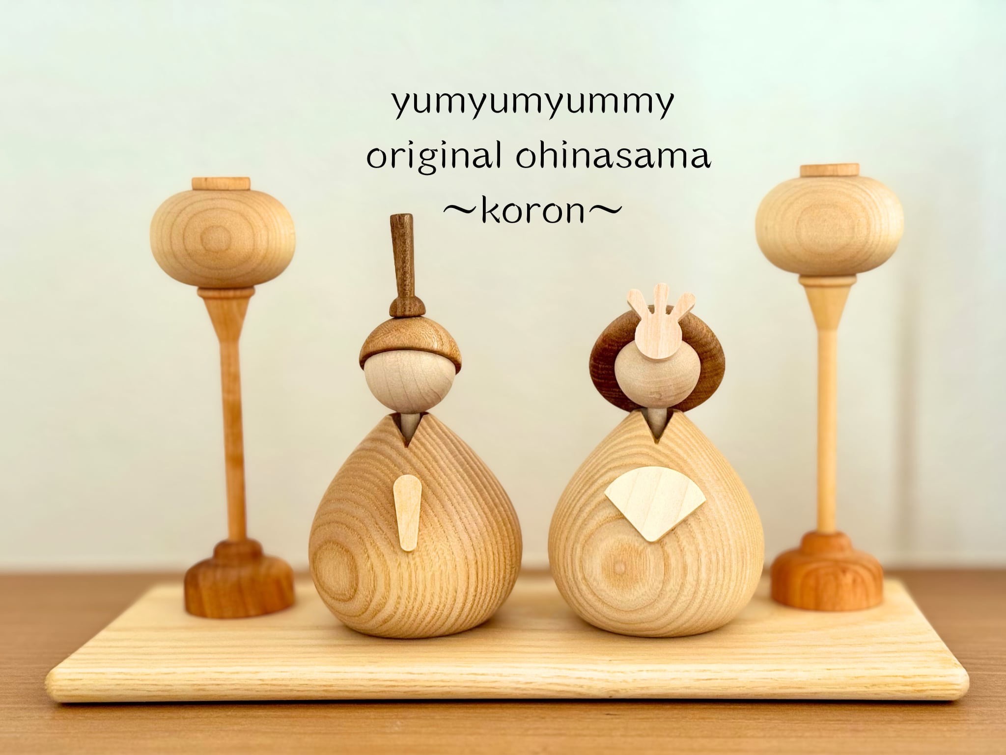 木目込み雛人形Wooden-Style Hina in PaulowniaBox 楽天市場】yumyumyummyオリジナル 木製 ひな人形 kahodecor Wooden