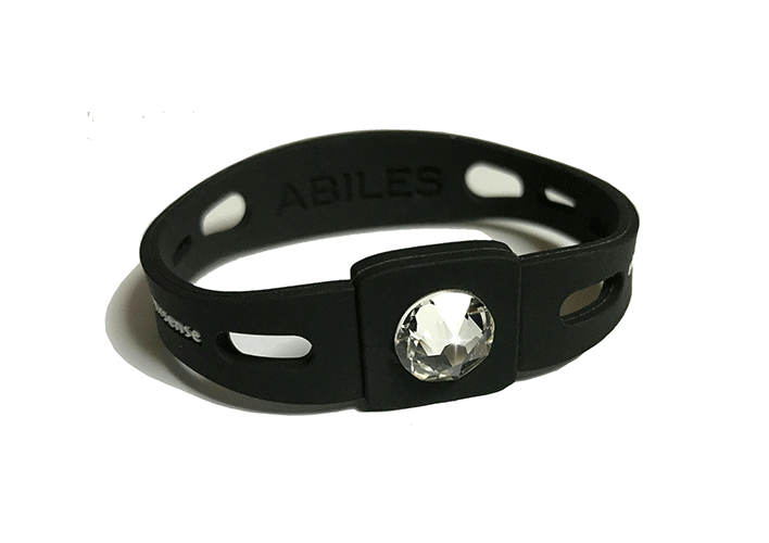 ABILES plus クリスタル ブレスレット 一番人気物 アビリスプラス ブラック 全4サイズ 送料無料でお届けします