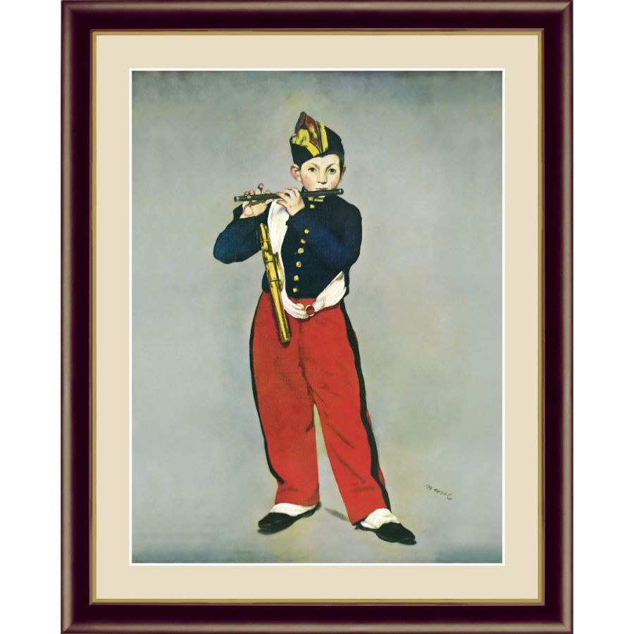 名画おしゃれ絵画アート絵インテリアモダン壁掛け水彩画笛を吹く少年Mサイズ42cm×34cmアートパネルリビングトイレ玄関ギフト癒しかわいい送料無料