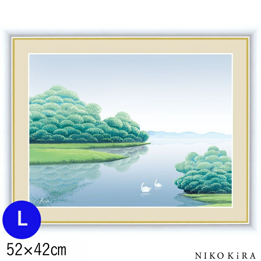 安い 水彩画 リビング パネル アート 42cm 52cm Lサイズ こはんかちょう 湖畔夏朝 たけうち りんこ 凛子 竹内 水彩画 壁掛け モダン インテリア 絵 アート 絵画 おしゃれ 名画 トイレ 送料無料 かわいい 癒し ギフト 玄関 Dgb Gov Bf