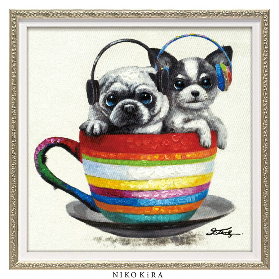 代引可 アート ペイント オイル おしゃれ 油絵 風景画 カラフル ネコ いぬ 猫 犬 壁掛け モダン インテリア 絵 アート かわいい 絵画 おしゃれ 送料無料 プレゼント飾る 玄関 トイレ リビング パネル アート 高さ33cm X 幅33