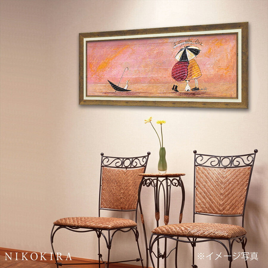 おまけ付】 サムトフト Sam Toft アートフレーム スニーキー ワン 95cm