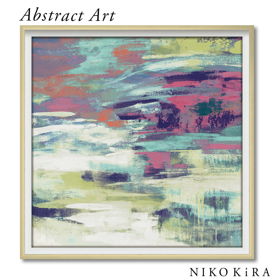 抽象画 アブストラクト アートパネル おしゃれ 32cm シルビア ヴァシレヴァ ブライト ウェーブ 抽象 モダン コンポジション デザイン アート フレーム パネル 展覧 絵画 名画 絵 壁掛け 額入り 油絵 ポスター リビング トイレ 玄関 プレゼント モダン Andapt Com