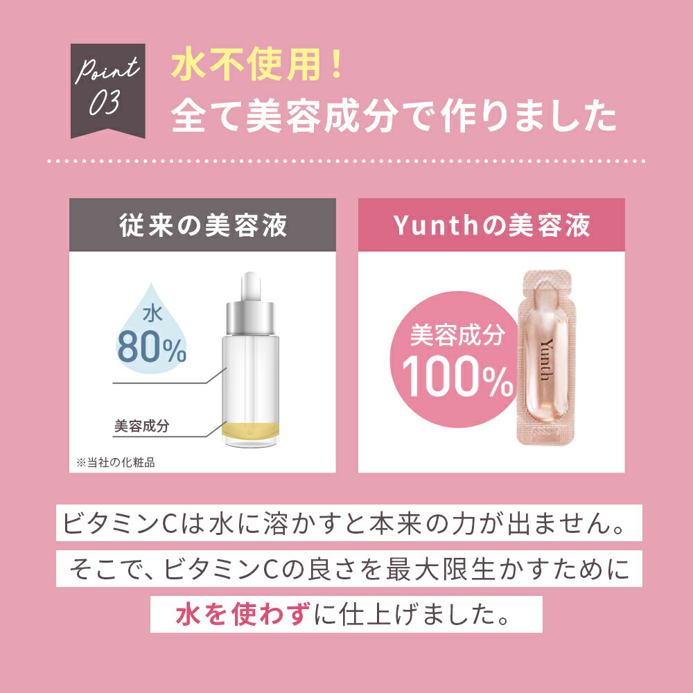 P20倍+特典付き19日9:59マデ】【公式】Yunth 生ビタミンC 美白