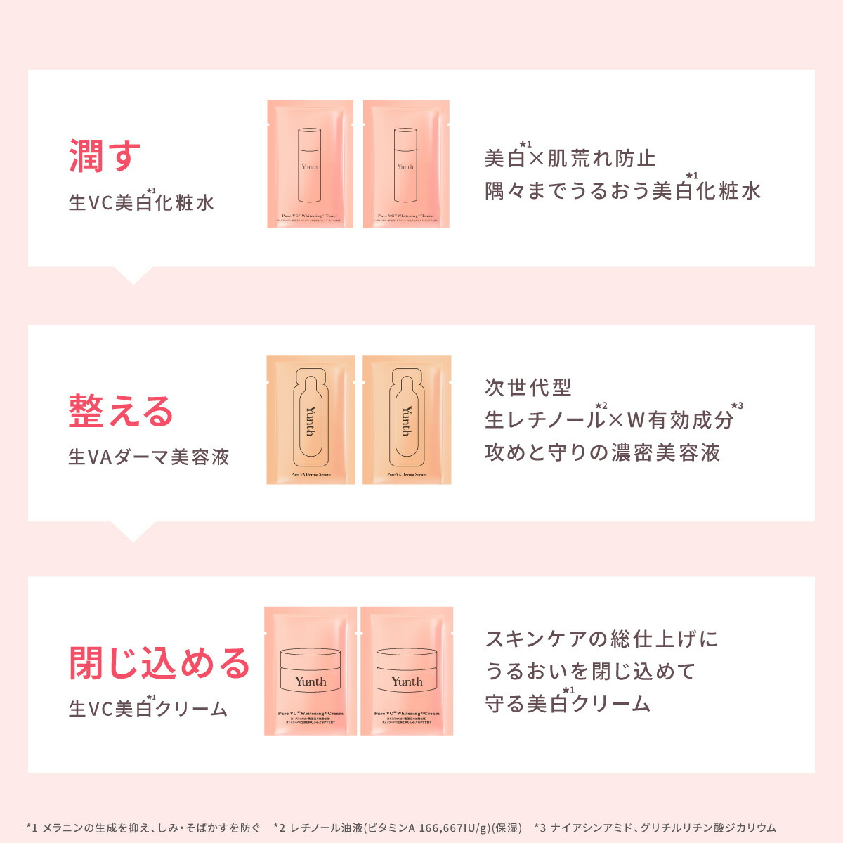 Yunth 30ml 3個セット Amazon | 【武井咲 アンバサダー】Yunth(ユンス) 生VC 導入美容