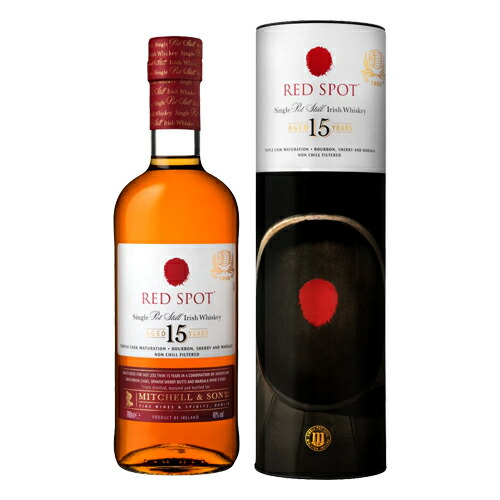 ウイスキー　レッドスポット 15年 700ml (70917)　洋酒 Whisky(74-6)｜輸入酒のかめや