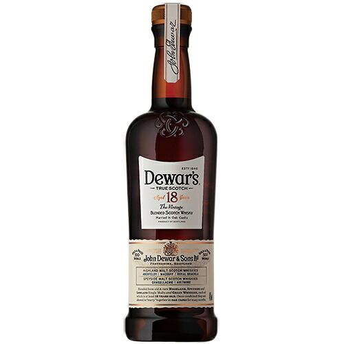 Dewar’s   デュワーズ　18年　旧ボトル「レア」 Dewar's デュワーズ 18年 旧ボトル「レア」