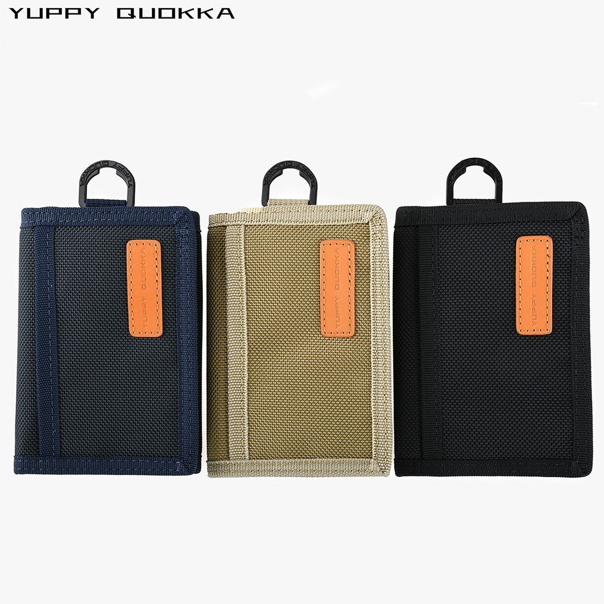 【新発売】コーデュラ バリスティックナイロン YUPPY QUOKKA 公式 三つ折り ウォレット 財布 おしゃれ CORDURA &times; RFIDブロック &times; YKKファスナー 牛革 高級 メンズ レディース ブランド プレゼント｜ヤッピークオッカ　店