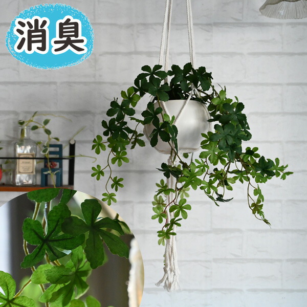 『リーフアート モンステラ』（壁掛け/インテリア/グリーン/植物/造花/フェイクグリーン/額/白/おしゃれ/壁 /飾り/ウォールデコ/デコレーション/アート/額縁） 棚フック.雑貨 ゆららかマーケット
