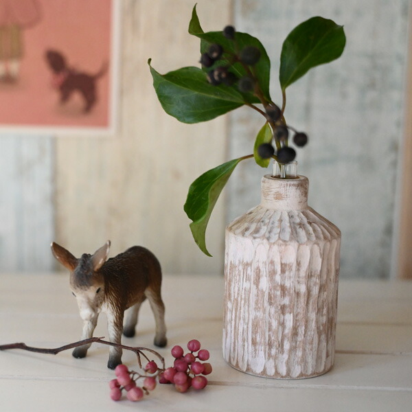 楽天市場】『フラワーベース しのぎホワイトCB20 』一輪挿し 1輪挿し