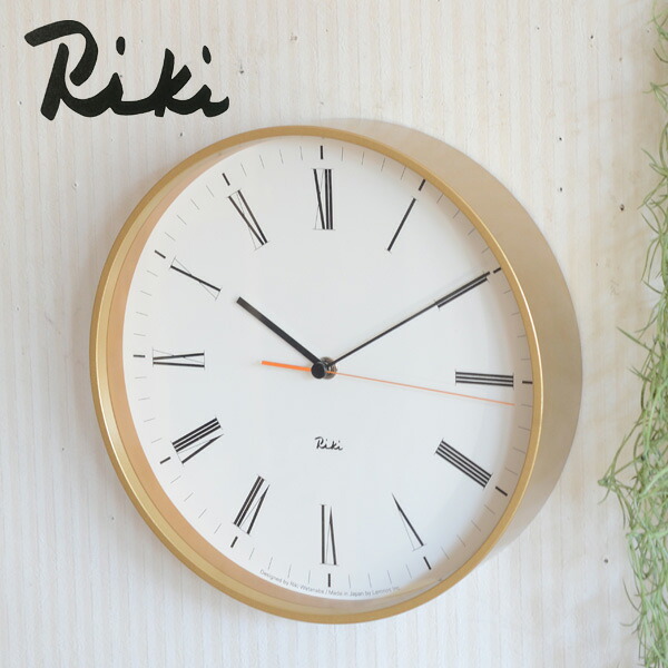 『壁掛け時計 RIKI ROMAN CLOCK』 渡辺力 RIKIクロック リキクロック スイープセコンド スイープムーブメント 連続秒針 秒針の音がしない 静か 静音 レトロ シンプル モダン 高級感 おしゃれ インテリア 見やすい ウォールクロック 寝室 おすすめ 日本製 壁時計 かけ時計|棚フック.雑貨 ゆららかマーケット
