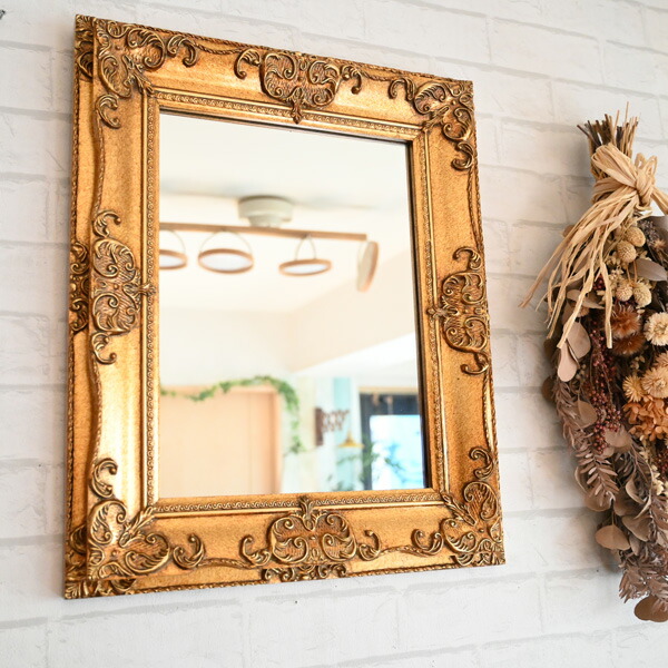 楽天市場】鏡 グレース アート ミラー「アーサーL（アンティーク