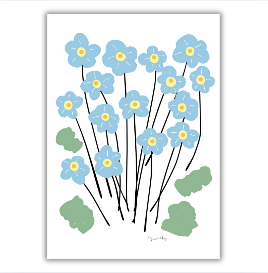 楽天市場】「マーガレット」 ポスター ポストカード ミニポスター