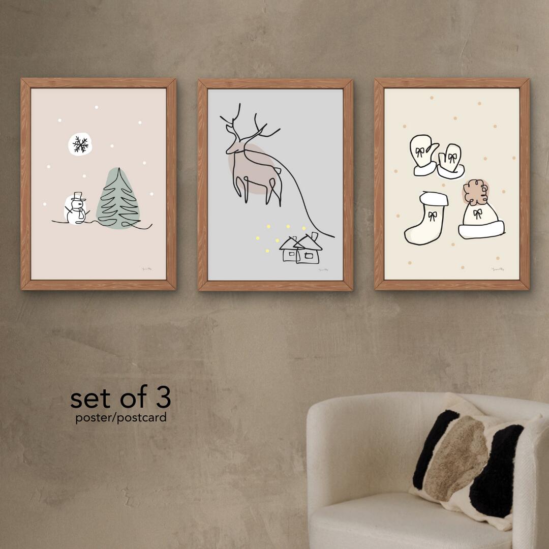 楽天市場】【お得な3枚セット】 ポスター ポストカード はがき ミニ