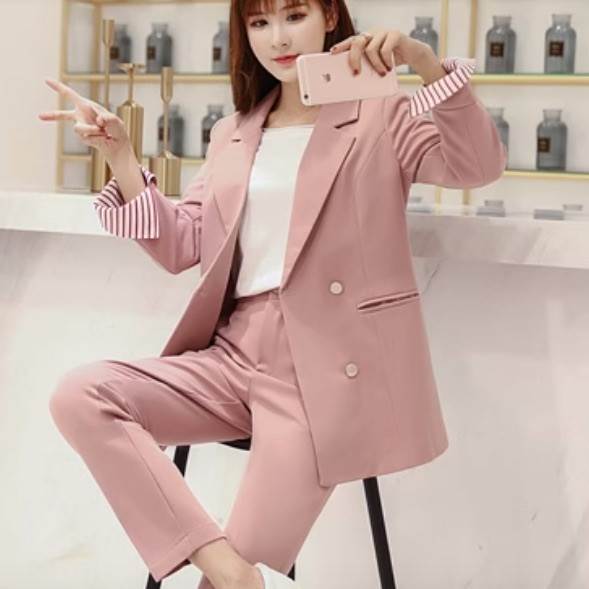 ポリエステル 長袖 ロング丈 ロング ストレートパンツ スーツ ジャケット 10%OFFクーポン配布中】セットアップ|Yuri Yuri Fashion