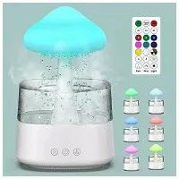 滝型ライト キノコ加湿器 450ml 大容量 リモコン付き ドロップレット 卓上 雨雲加湿器 加湿器 Cloud|Yuri Yuri Fashion