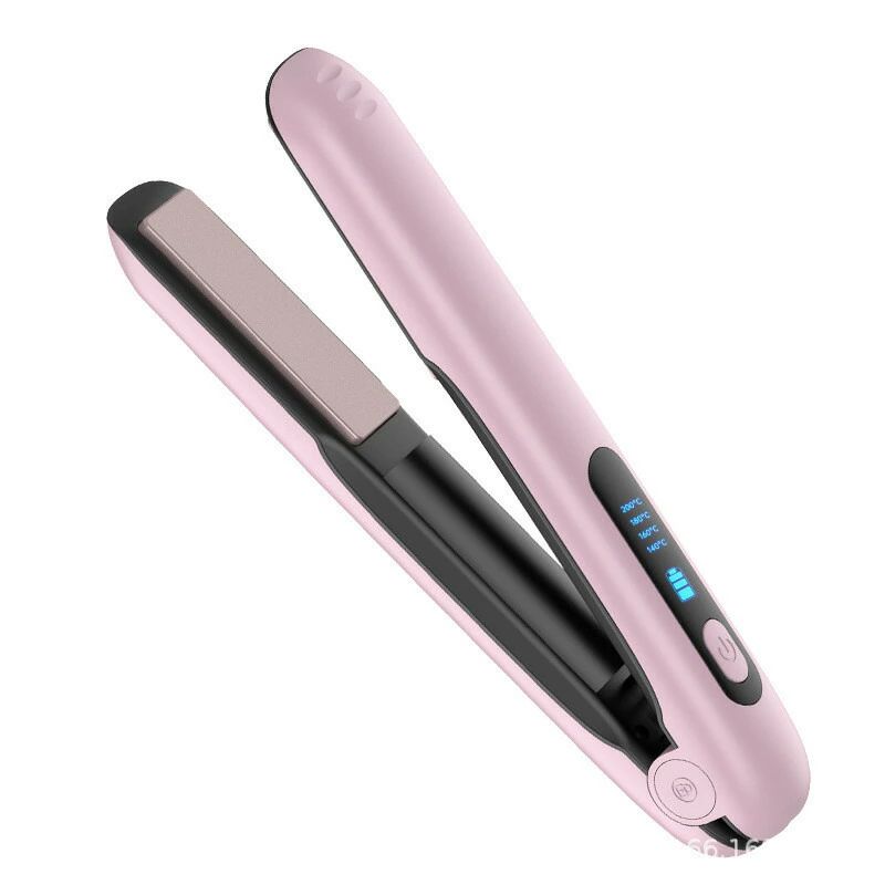 ウェーブアイロン カール ヘアーアイロン プレゼント 初心者向け 秋冬 ミニ ヘアアイロン 旅行 携帯用 コンパクト 急速加熱 4段階温度設定 usb充電式 2Way ストレート＆カール コードレス