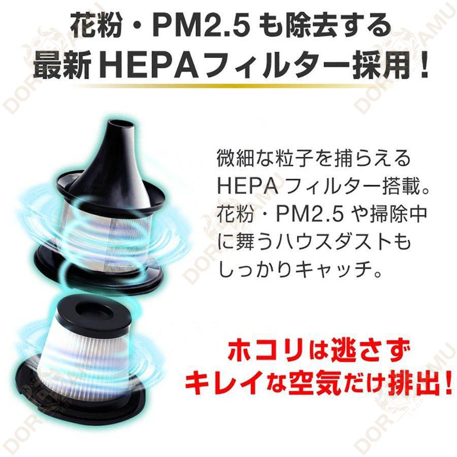 新生活 20000Pa 一人暮らし 水洗い 吸引力髪の毛 軽い 安い 超強力吸引 軽量 小型 充電式 サイクロン 軽量 吸引力最強 吸引力 コードレス｜Yuri Yuri Fashion