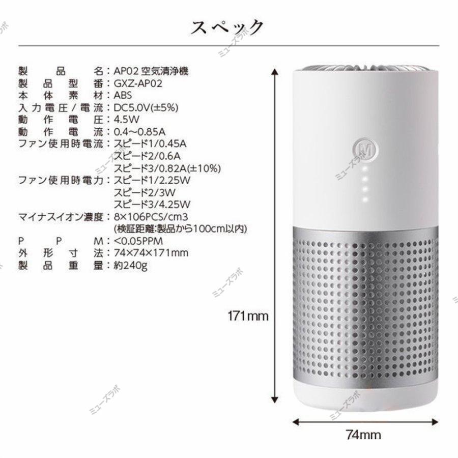 集塵 身寄り用 PM2.5 ホコリ 脱臭機 除菌 濾過性病原体打つ手 小型 花粉打つ手 車載 大気圏洗浄剤 卓上 パウダーコンパクト