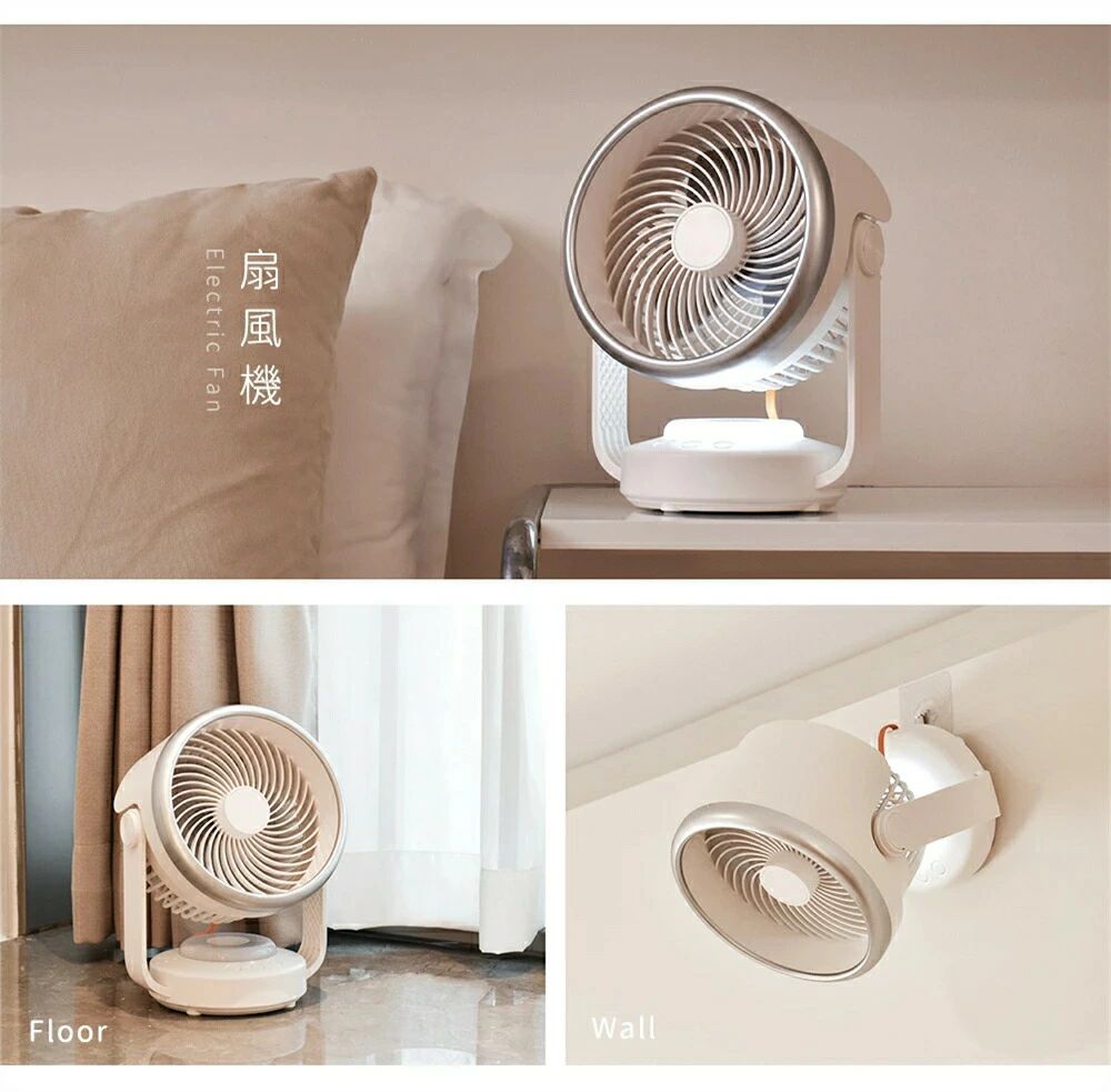 コードレス 扇風機 充電式 卓上扇風機 dcモーター 自動首振り usb充電式 LEDライト おしゃれ ファン