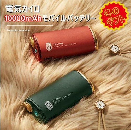 可動性乾電池 10000mAh USB申し受ける式カイロ 速熱 小型軽さ ハンドウォーマー 申し受ける式カイロ