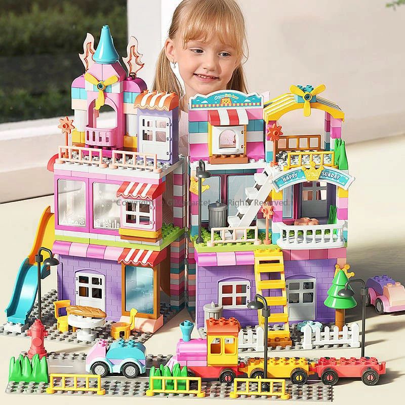 楽天市場】木のおもちゃ カラフルキャッスル ボイラ お城の迷路A 知育