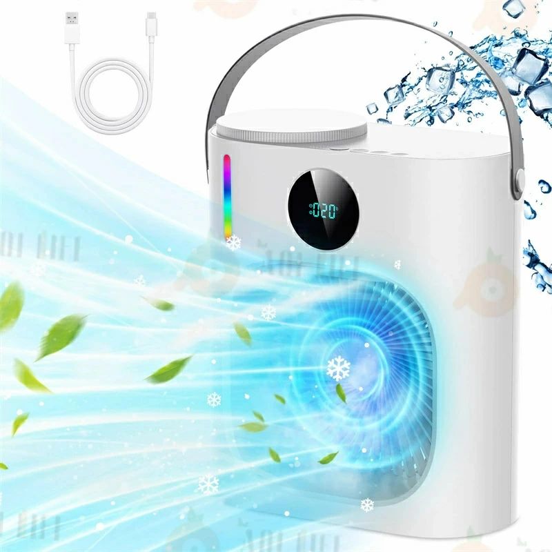 楽天市場】冷風扇 卓上冷風機 小型 水冷エアコン 空気清浄 水タンク