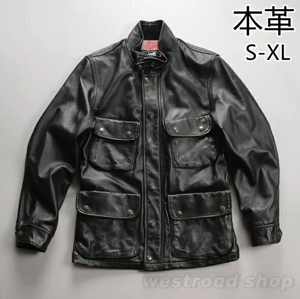 メンズ ジャケット メンズ 本革 羊革 レザージャケット 秋冬アウター ライダース バイクレザー アメカジ メンズ