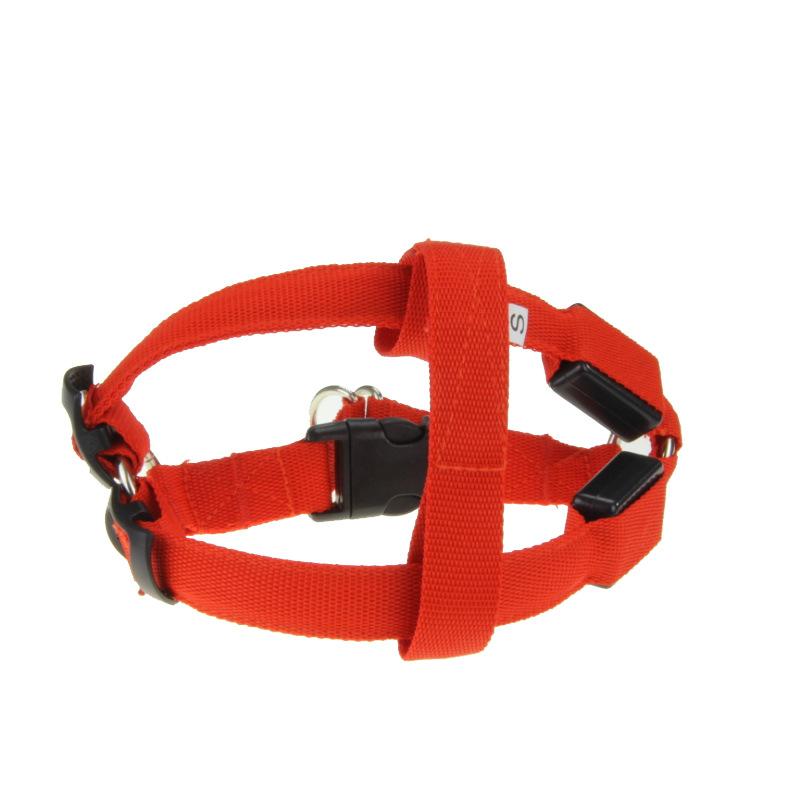 犬用 視認性 緑 LED 光る 夜間 ハーネス 小型犬 青 散歩 レインボー 大型犬 中型犬 赤 胴輪 橙 黄 警告灯 安全 ペット ベスト 白 ピンク