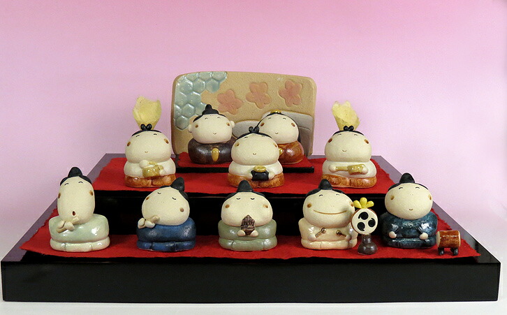 楽天市場】端午の節句 五月人形 桃太郎セット/陶器（端午の節句