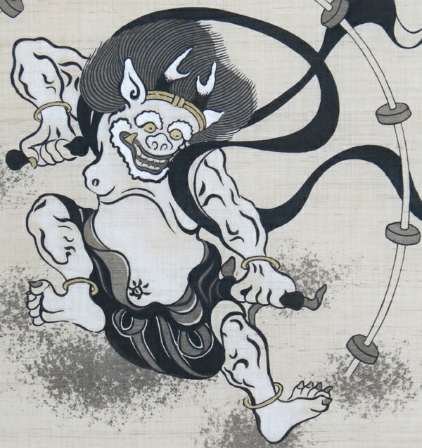 和風大判タペストリー 風神雷神 和風モダーンタペストリー 京都 洛カキ庵 Marchesoni Com Br