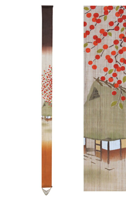 楽天市場】和風 細タペストリー・えんむすび「翠midori」/（和柄