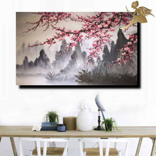 楽天市場】【絵画 油絵】【手書き】【壁掛け】【風景画】【日本画風