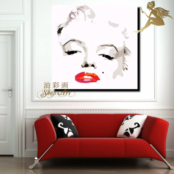楽天市場】絵画 インテリア 【送料無料】壁掛け油絵 人物画 抽象画 絵