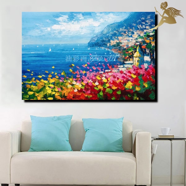 油絵・油彩画『エーゲ海』 油彩画『エーゲ海』真作保証 i-img800x800-