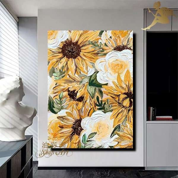 渡部ひできひまわり 油彩画 ゴールドフレーム 渡部ひできひまわり 油彩画 ゴールドフレーム 渡部ひできひまわり 油彩