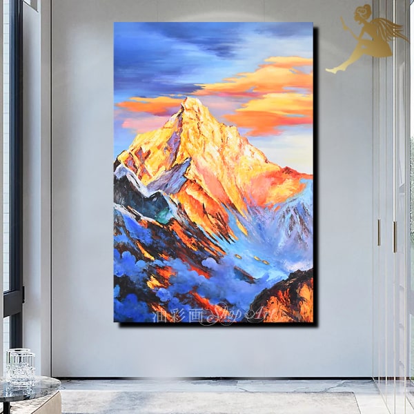 楽天市場】手書きの油彩画 絵画 壁掛け油絵 風景画 絵お手軽インテリア