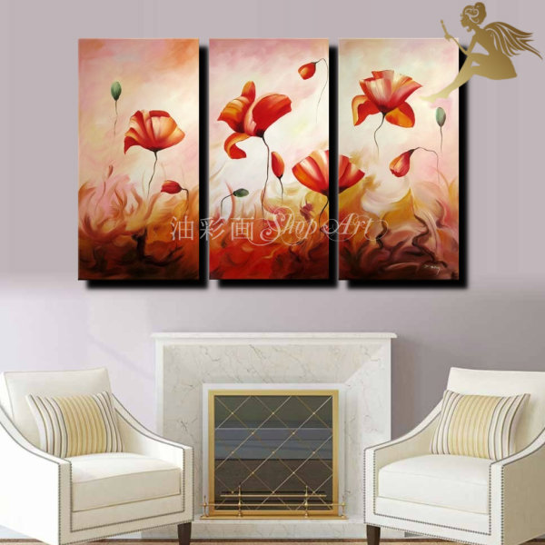 モダン インテリア アートパネル パネルset ピンクの背景に咲く数本のお花 絵画 インテリア 送料無料 モダン インテリア アートパネル アートパネル 花 絵画 壁掛け 手書き 油絵 風景画 絵 Bla Org Bw