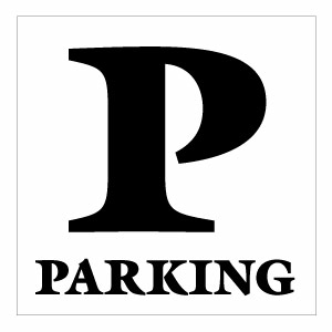 【ショップ用パーキング 片面パネル看板・サイズ45×45cm・ガリア PARKING 駐車場案内看板】駐車場サインパネル。ハンドメイド 英語看板 パネル サイン 駐車場 ショップ用