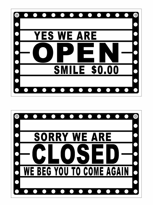 楽天市場】【オープンクローズ両面パネル看板・サイズ：幅約30×高約