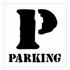 【ショップ用パーキング 片面パネル看板・サイズ約45×45cm・ステンシル腐食調 PARKING 駐車場案内看板】駐車場サインパネル。ハンドメイド 英語看板 パネル サイン 駐車場 ショップ用