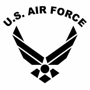 【楽天市場】【u.s. Airforce ミニサイズ Ver.08 （米国空軍モチーフ） カッティングステッカー 3枚組 幅約10cm×高約9 