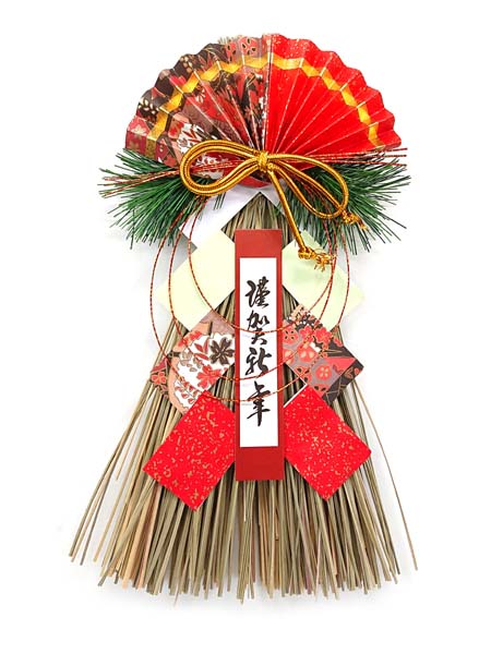 楽天市場 松葉飾り 謹賀新年 お正月飾り お正月リース お正月玄関 花火と縁起飾り 有勝堂