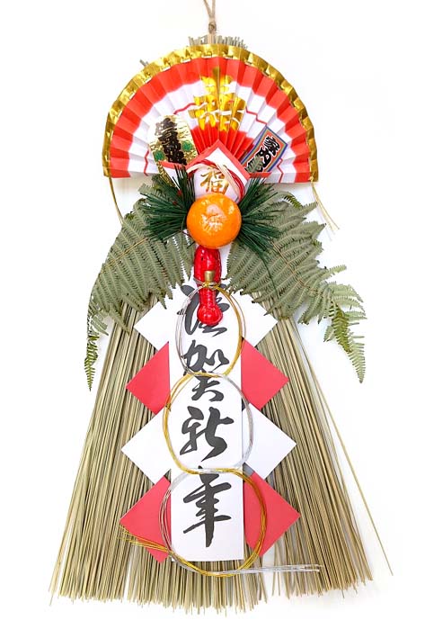 楽天市場】極上正月飾り鶴扇【LC-602】【送料無料】【お正月飾り 楽天市場】極上正月飾り鶴扇【LC-602】【送料無料】【お正月飾り