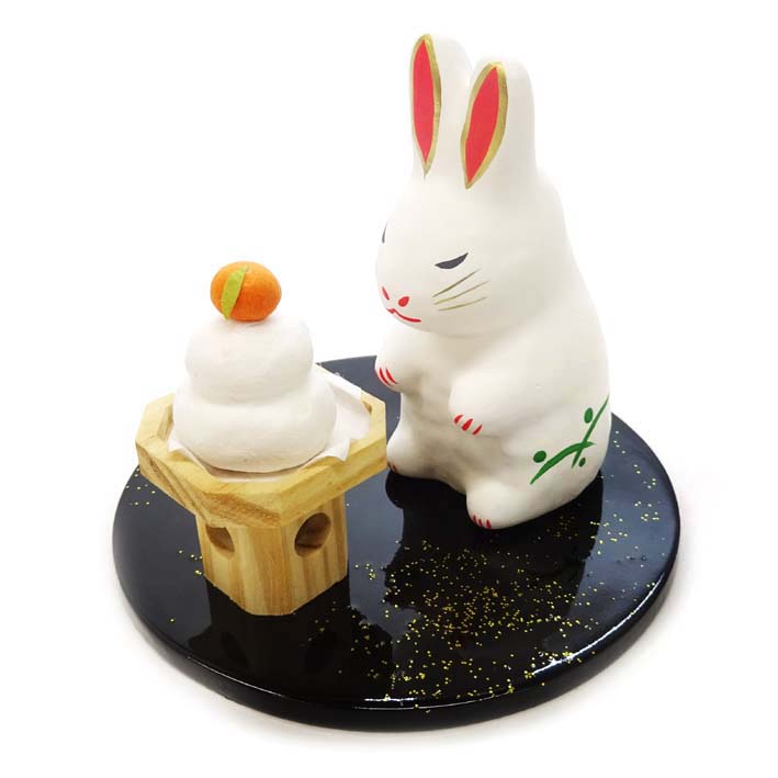 楽天市場】開運宝曳き親子卯【129】【干支 置物】【干支 うさぎ