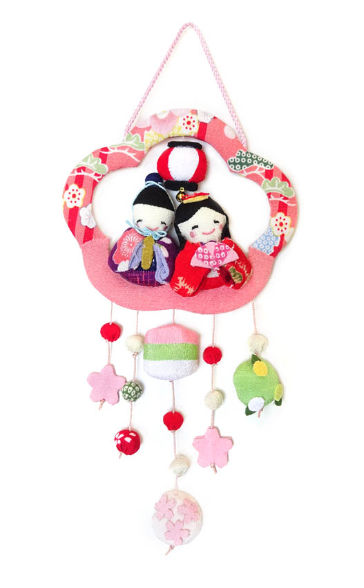 楽天市場】吊るし雛 押し絵タペストリー（雛人形/ひな人形/おひなさま